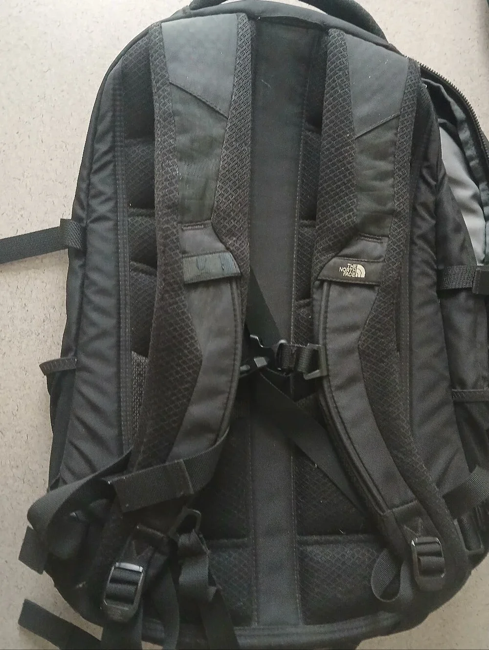 The North Face Black Everyday Backpack with Logo. See Photo Please